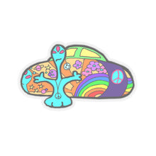 Load image into Gallery viewer, Alien Hippie Kiss-Cut Stickers