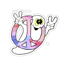 Load image into Gallery viewer, Peace Ghost Kiss-Cut Stickers