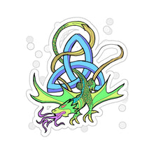 Load image into Gallery viewer, Celtic Knot Dragon Kiss-Cut Stickers
