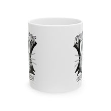 Load image into Gallery viewer, Angry Cat Ceramic Mug 11oz