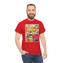 Load image into Gallery viewer, Yellow Space Machine from Gray vs. Grey in Color single panel Unisex Heavy Cotton Tee