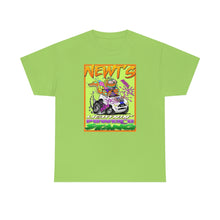 Load image into Gallery viewer, Newt's Electric Mustang from Gray vs. Grey in Color single panel Unisex Heavy Cotton Tee