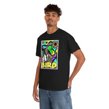 Load image into Gallery viewer, Charlie "Bird" Parker in Color from Gray vs. Grey in Color single panel Unisex Heavy Cotton Tee