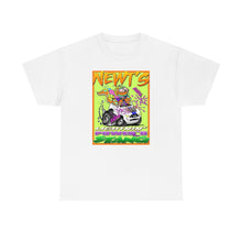 Load image into Gallery viewer, Newt's Electric Mustang from Gray vs. Grey in Color single panel Unisex Heavy Cotton Tee