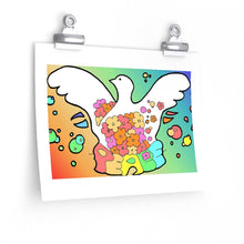 Load image into Gallery viewer, Peace Dove Premium Matte horizontal posters