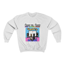Load image into Gallery viewer, Gray vs. Grey in Color Cat Date Night Unisex Heavy Blend™ Crewneck Sweatshirt