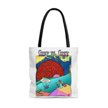 Load image into Gallery viewer, Gray Vs. Grey in Color; the Hydrocarbons are Fine AOP Tote Bag