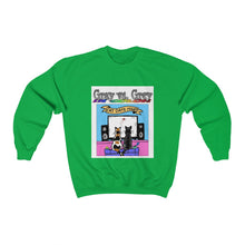 Load image into Gallery viewer, Gray vs. Grey in Color Cat Date Night Unisex Heavy Blend™ Crewneck Sweatshirt