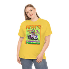Load image into Gallery viewer, Newt's Electric Mustang from Gray vs. Grey in Color single panel Unisex Heavy Cotton Tee