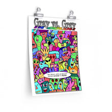 Load image into Gallery viewer, Gray Vs. Gray in Color; Enough Humans? Premium Matte vertical posters