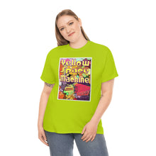 Load image into Gallery viewer, Yellow Space Machine from Gray vs. Grey in Color single panel Unisex Heavy Cotton Tee