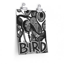 Load image into Gallery viewer, Bird in Black and White Premium Matte vertical posters