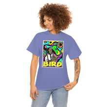 Load image into Gallery viewer, Charlie "Bird" Parker in Color from Gray vs. Grey in Color single panel Unisex Heavy Cotton Tee