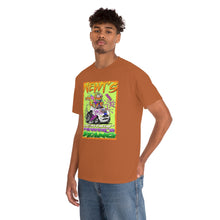 Load image into Gallery viewer, Newt's Electric Mustang from Gray vs. Grey in Color single panel Unisex Heavy Cotton Tee