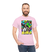 Load image into Gallery viewer, Charlie "Bird" Parker in Color from Gray vs. Grey in Color single panel Unisex Heavy Cotton Tee