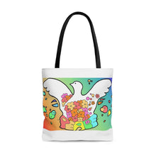 Load image into Gallery viewer, Peace Dove AOP Tote Bag