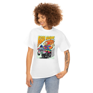 Fuzzy Mutant from Gray vs. Grey in Color single panel Unisex Heavy Cotton Tee