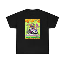 Load image into Gallery viewer, Newt's Electric Mustang from Gray vs. Grey in Color single panel Unisex Heavy Cotton Tee