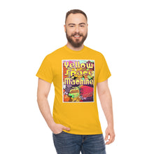 Load image into Gallery viewer, Yellow Space Machine from Gray vs. Grey in Color single panel Unisex Heavy Cotton Tee