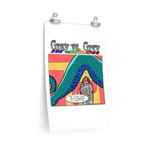 Load image into Gallery viewer, Gray Vs. Gray in Color; Mrs. Zlarg Premium Matte vertical posters
