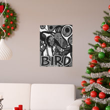 Load image into Gallery viewer, Bird in Black and White Premium Matte vertical posters