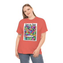 Load image into Gallery viewer, Hope There's Enough Humans to Probe from Gray vs. Grey in Color single panel Unisex Heavy Cotton Tee
