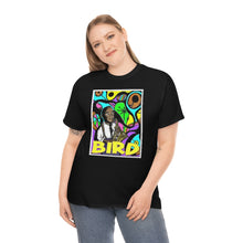 Load image into Gallery viewer, Charlie "Bird" Parker in Color from Gray vs. Grey in Color single panel Unisex Heavy Cotton Tee