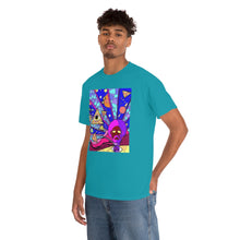 Load image into Gallery viewer, Mr. Odd: Math Fu Master from Gray vs. Grey in Color single panel Unisex Heavy Cotton Tee