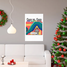 Load image into Gallery viewer, Gray Vs. Gray in Color; Mrs. Zlarg Premium Matte vertical posters