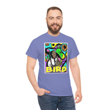 Load image into Gallery viewer, Charlie "Bird" Parker in Color from Gray vs. Grey in Color single panel Unisex Heavy Cotton Tee