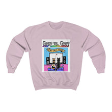Load image into Gallery viewer, Gray vs. Grey in Color Cat Date Night Unisex Heavy Blend™ Crewneck Sweatshirt