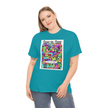 Load image into Gallery viewer, Hope There's Enough Humans to Probe from Gray vs. Grey in Color single panel Unisex Heavy Cotton Tee
