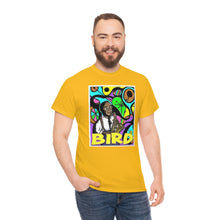 Load image into Gallery viewer, Charlie "Bird" Parker in Color from Gray vs. Grey in Color single panel Unisex Heavy Cotton Tee