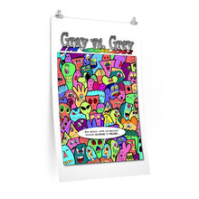 Load image into Gallery viewer, Gray Vs. Gray in Color; Enough Humans? Premium Matte vertical posters