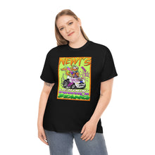 Load image into Gallery viewer, Newt's Electric Mustang from Gray vs. Grey in Color single panel Unisex Heavy Cotton Tee