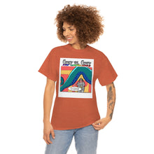 Load image into Gallery viewer, Mrs. Z'larg the Seductress from Gray vs. Grey in Color single panel Unisex Heavy Cotton Tee