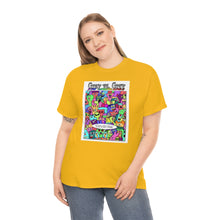 Load image into Gallery viewer, Hope There's Enough Humans to Probe from Gray vs. Grey in Color single panel Unisex Heavy Cotton Tee
