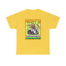 Load image into Gallery viewer, Newt's Electric Mustang from Gray vs. Grey in Color single panel Unisex Heavy Cotton Tee