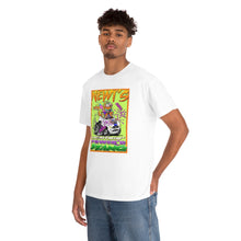 Load image into Gallery viewer, Newt's Electric Mustang from Gray vs. Grey in Color single panel Unisex Heavy Cotton Tee