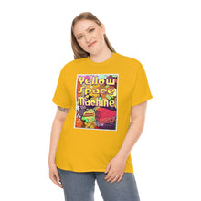 Load image into Gallery viewer, Yellow Space Machine from Gray vs. Grey in Color single panel Unisex Heavy Cotton Tee