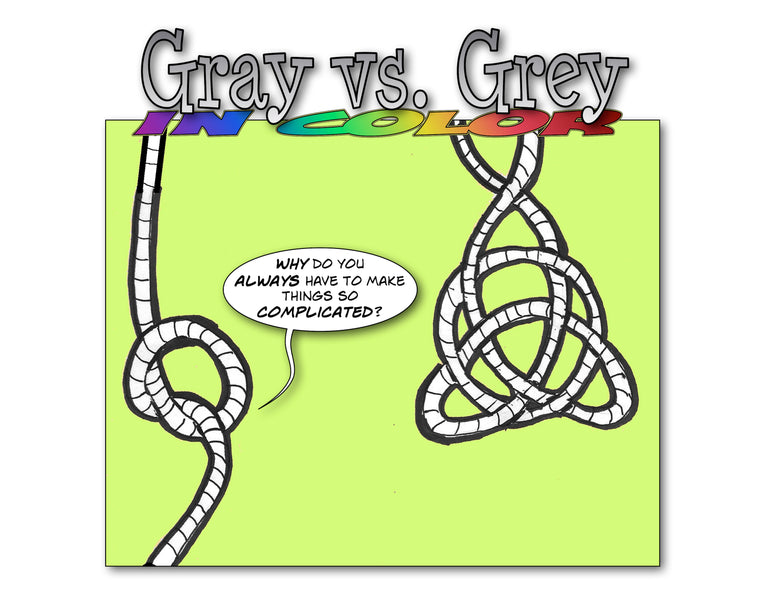 Gray vs. Grey in Color: Why so complicated?