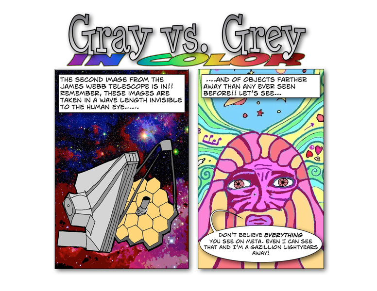 Gray vs. Grey in Color presents the second image ever from the JWST