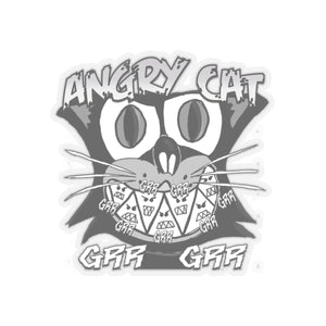 Angry Cat Kiss-Cut Stickers