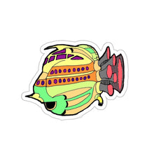 Load image into Gallery viewer, Yellow Space Machine Kiss-Cut Stickers