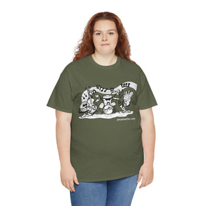 Jazz Combo Combo w Website Unisex Heavy Cotton Tee