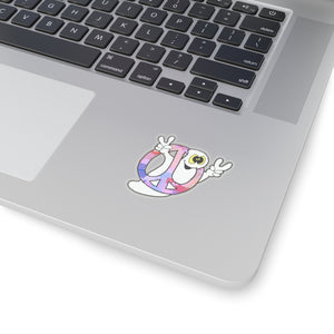 Peace Ghost Kiss-Cut Stickers