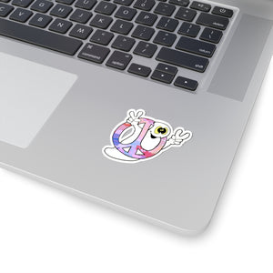 Peace Ghost Kiss-Cut Stickers