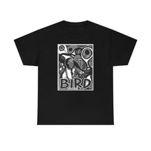 Load image into Gallery viewer, Charlie &quot;Bird&quot; Parker from Gray vs. Grey in Color single panel Unisex Heavy Cotton Tee