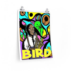 Bird in Color Premium Matte vertical posters