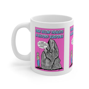 Great Second Thoughts in History: Euripides Ceramic Mug 11oz
